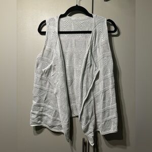 100% Cotton Crochet Vest